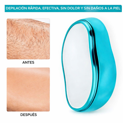Depilador exfoliante sin dolor cristal