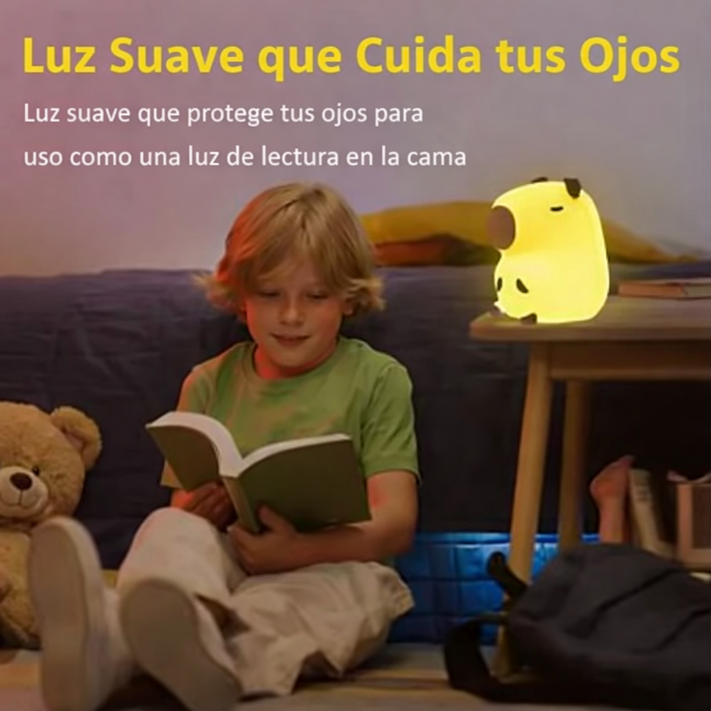 Lampara Capibara Nocturno LED