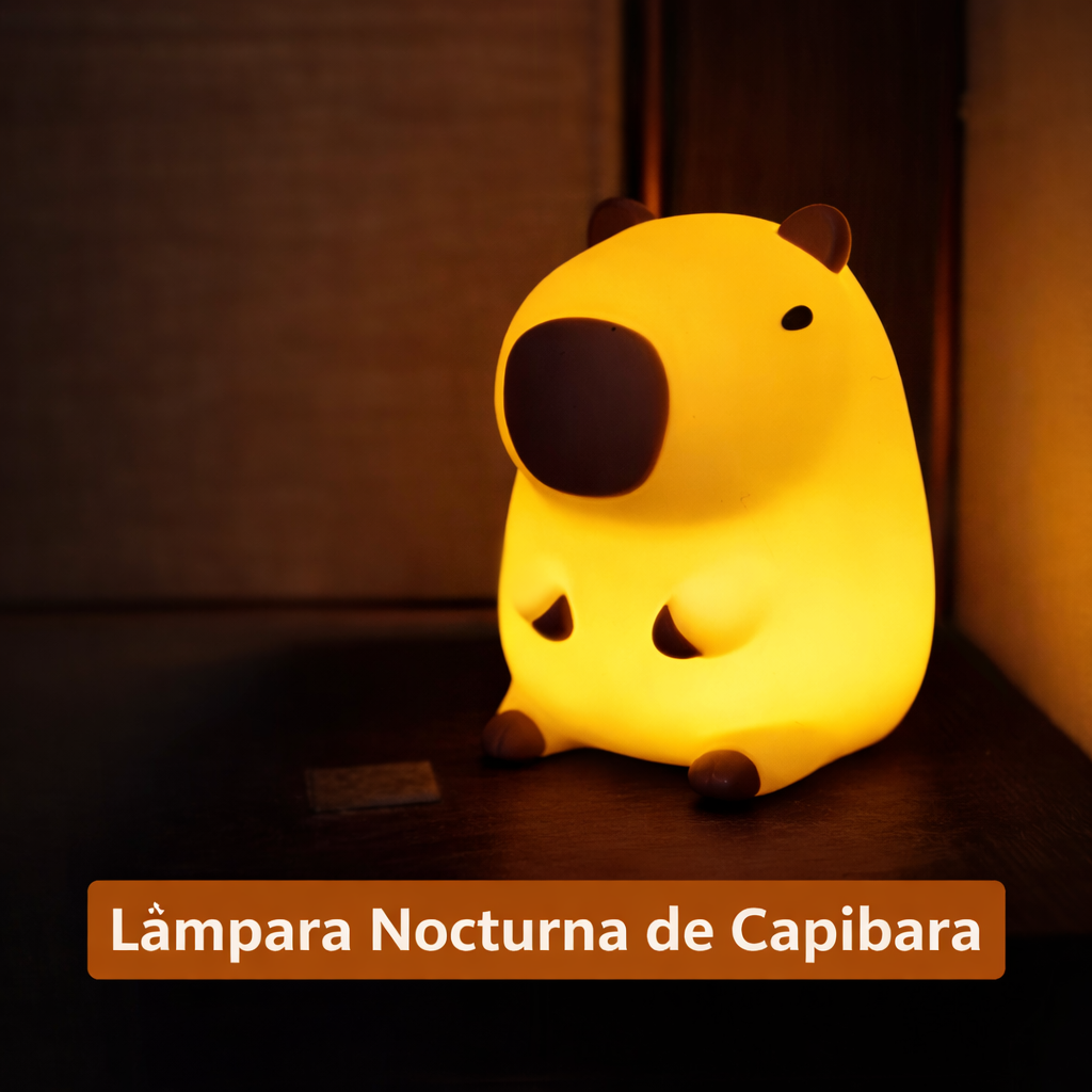 Lampara Capibara Nocturno LED